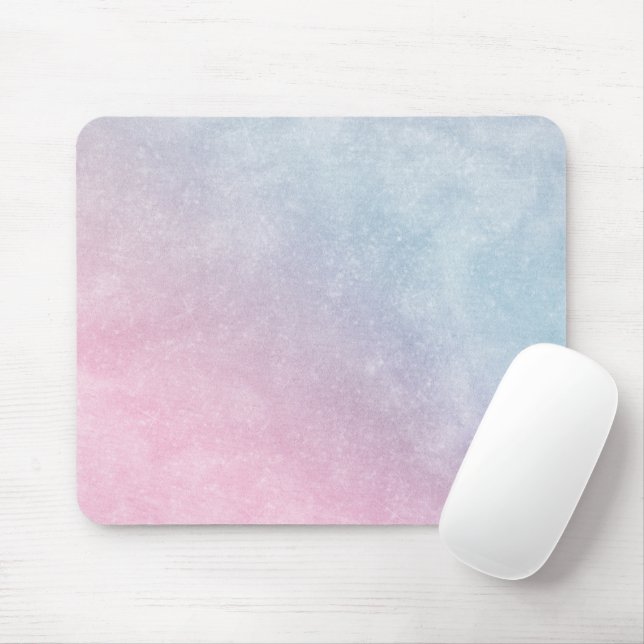 Twinkle Gradation (Pink & Hellblau) Mousepad (Mit Mouse)