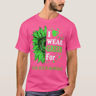 Twinkle Herz Sonnenblumen Mental Health Awareness  T-Shirt