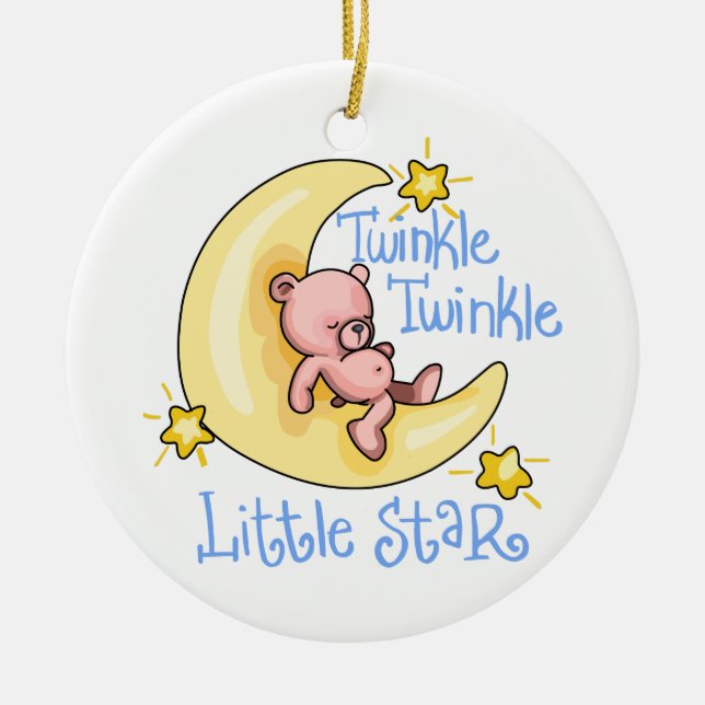 Twinkle Keramik Ornament (Vorne)