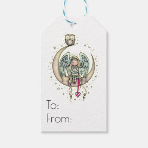 Twinkle Kleine Engel und Illustrierte Kunst Geschenkanhänger