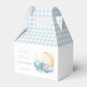 Twinkle kleine Sterne Gold Baby Boy Duschbox Geschenkschachtel