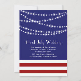 Twinkle Lights 4. Juli Einladung zur Hochzeit