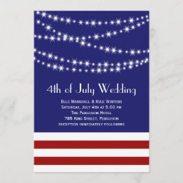 Twinkle Lights 4. Juli Einladung zur Hochzeit