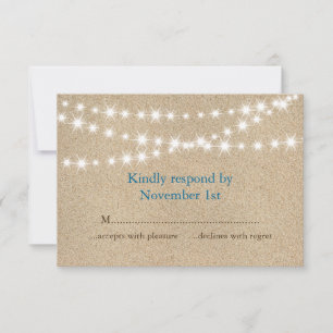 Twinkle Lights Destination UAWG RSVP Karte