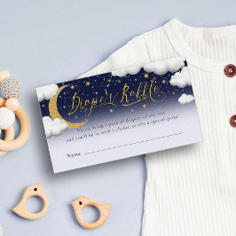 Twinkle Little Star Baby Duschdusche Windeln Raffl Begleitkarte