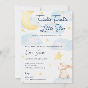 Twinkle Little Star Baby Dusche Einladung