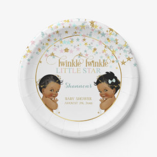 Twinkle Little Star Baby Geschlecht Enthüllung Eth Pappteller