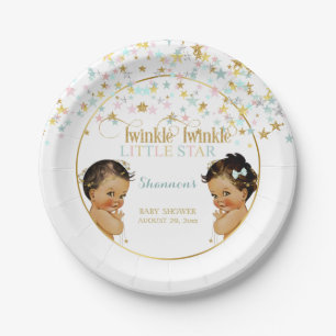 Twinkle Little Star Baby Geschlecht Enthüllung Eth Pappteller
