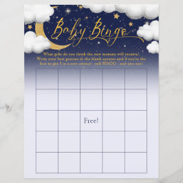 Twinkle Little Star Baby Shower Baby Bingo Game
