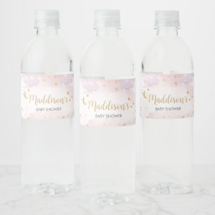 Twinkle Little Star Babyparty Wasserflaschenetikett