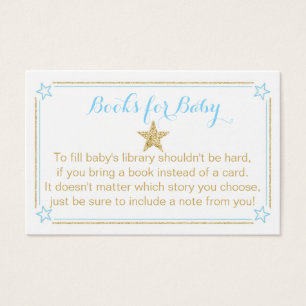 Twinkle Little Star Blue Gold Bücher für Baby