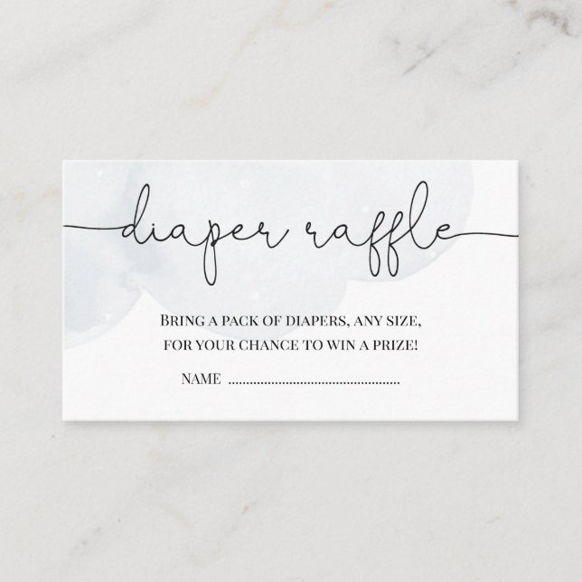 Twinkle Little Star Boy Babydusche Windelwanne Begleitkarte (Vorderseite)