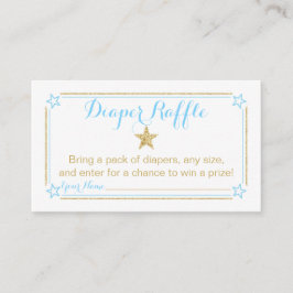 Twinkle Little Star Boy Babydusche Windelwanne Begleitkarte