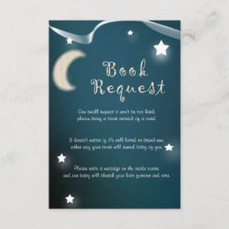 Twinkle Little Star Buchanfrage mit Gedicht Begleitkarte