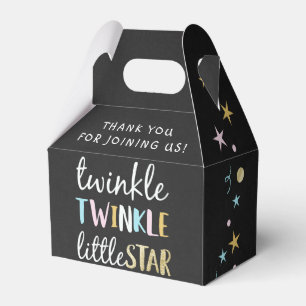 Twinkle Little Star Confetti & Chalk Baby Dusche Geschenkschachtel
