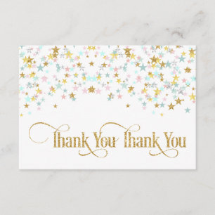 Twinkle Little Star Danke Weiß oder Farbe