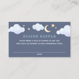 Twinkle Little Star Elephant Raffle Einsteckkarte Begleitkarte