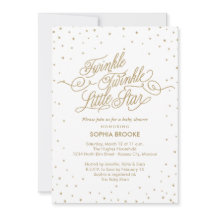 Twinkle Little Star Extravagant Gold & White Baby