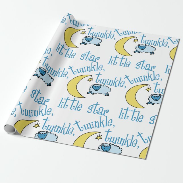 Twinkle Little Star Geschenkpapier (Ungerollt)