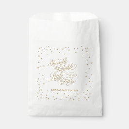 Twinkle Little Star Gold Baby Dusche Geschenktütchen