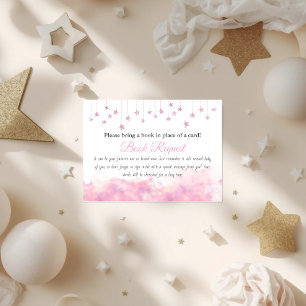 Twinkle Little Star Mädchenbuch für Baby Shower Sp Begleitkarte