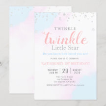 Twinkle Little Star Neutral Girl & Boy Geburtstag
