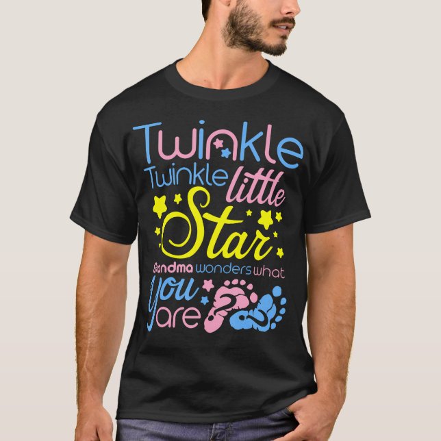 Twinkle Little Star Oma fragt sich, was Sie sind T-Shirt (Vorderseite)