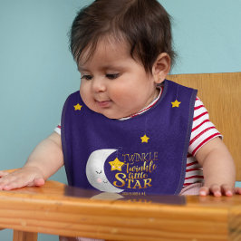 Twinkle Little Star Personalisiert Babylätzchen
