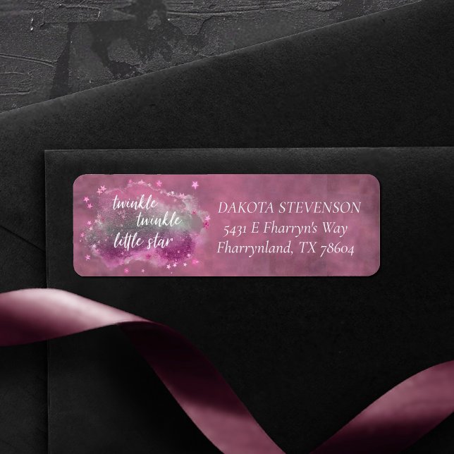 Twinkle Little Star | Pink Silver Gray Adresse (Von Creator hochgeladen)