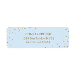 Twinkle Little Star Rücksendeadressen-Aufklebers |