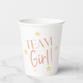 Twinkle Little Star Team Boy Blue Gender Reveal Pappbecher