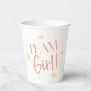 Twinkle Little Star Team Boy Blue Gender Reveal Pappbecher