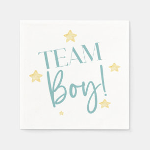 Twinkle Little Star Team Boy Blue Gender Reveal Serviette