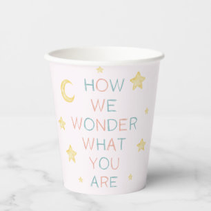 Twinkle Little Star, wie wir uns über die Geschlec Pappbecher