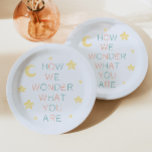 Twinkle Little Star, wie wir uns über die Geschlec Pappteller<br><div class="desc">Das sind Blue Twinkle Little Star,  wie wir uns fragen,  was Sie sind Geschlecht offen Papier Teller!</div>