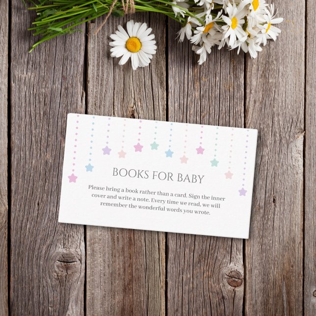 Twinkle Little Stars Baby Duschbücher für Baby Begleitkarte (Von Creator hochgeladen)