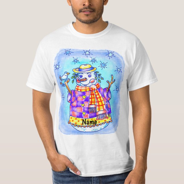 Twinkle Schneemann  T-Shirt (Vorderseite)