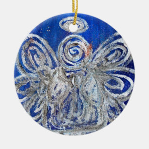 Twinkle Silver Angel Kunst, Dichtung und Musik Keramik Ornament