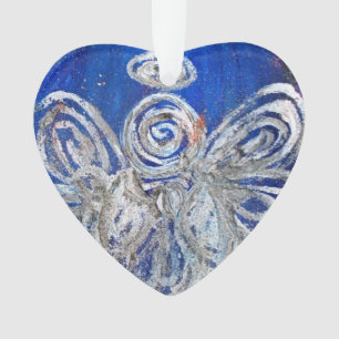 Twinkle Silver Angel Kunst, Dichtung und Musik Ornament