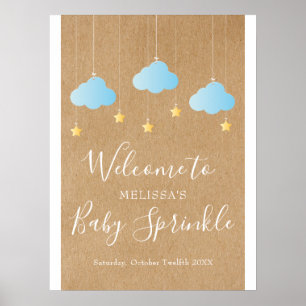 Twinkle Sprinkle Baby Sprinkle / Dusche Willkommen Poster