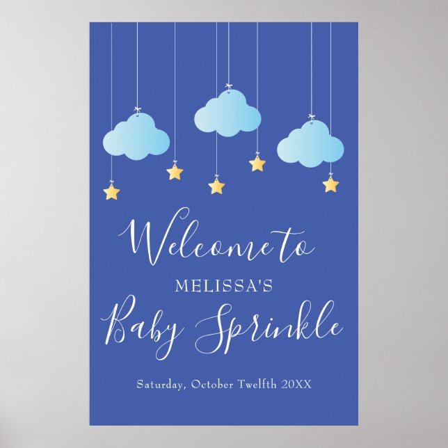 Twinkle Sprinkle Baby Sprinkle / Dusche Willkommen Poster (Vorne)