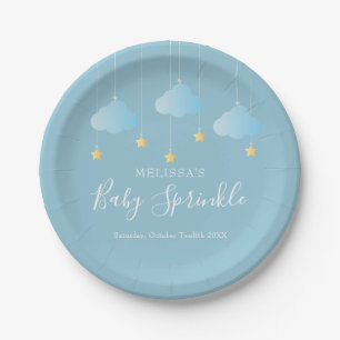 Twinkle Sprinkle Kleiner Stern Blauer Junge Baby S Pappteller