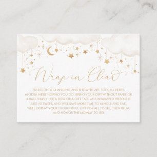 Twinkle Star Baby Display Dusche in Klar Begleitkarte