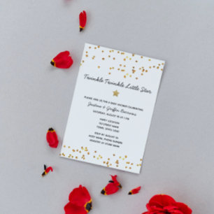 Twinkle Star Baby Dusche Einladung