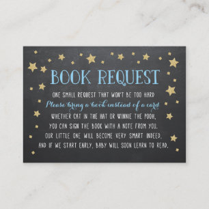 Twinkle Star Book Request, Kinderzimmer Rhyme Begleitkarte