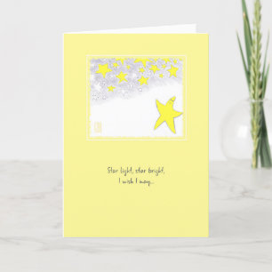 Twinkle Stars Jahrestag Karte