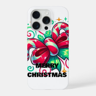Twinkle Tied: Candy Cane Cheer iPhone 15 Pro Hülle