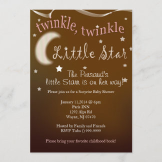 Twinkle, Tinkel, kleiner Stern Einladung