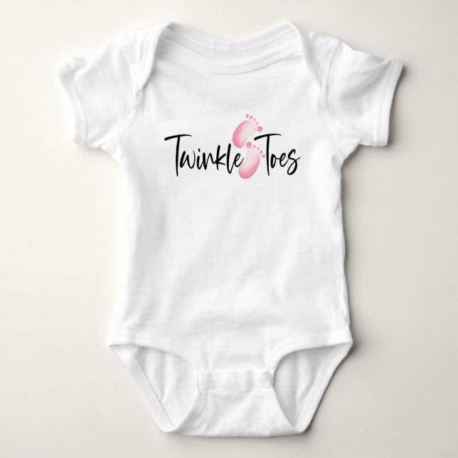 Twinkle Toes Baby Strampler (Vorderseite)