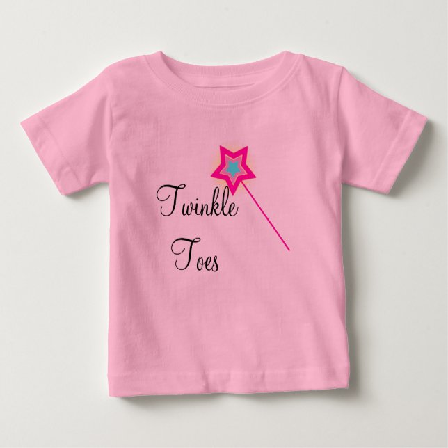 Twinkle Toes Baby T-shirt (Vorderseite)